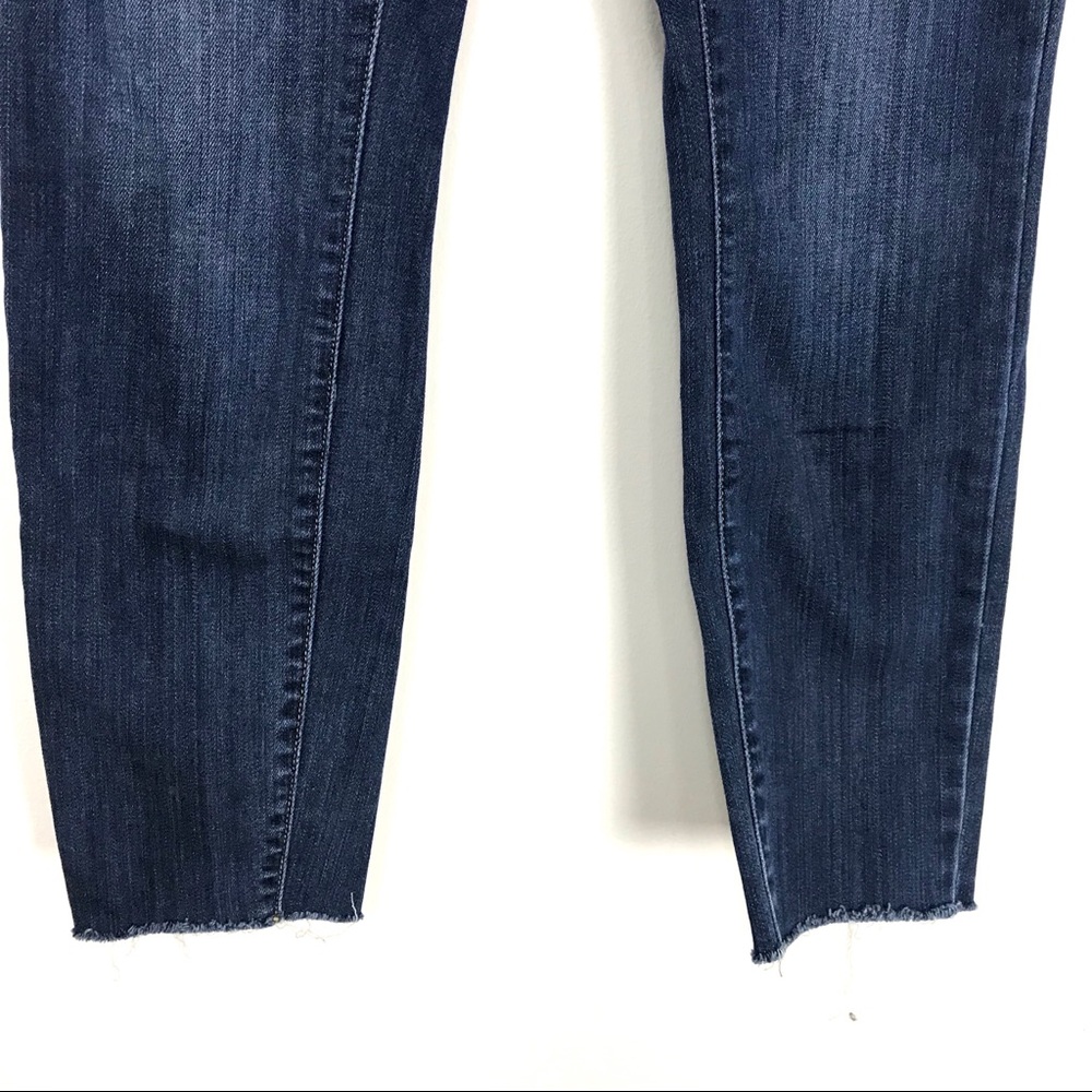 Paige Verdugo Ankle Skinny Jeans Raw Hem Orson B7 - Picture 3 of 8